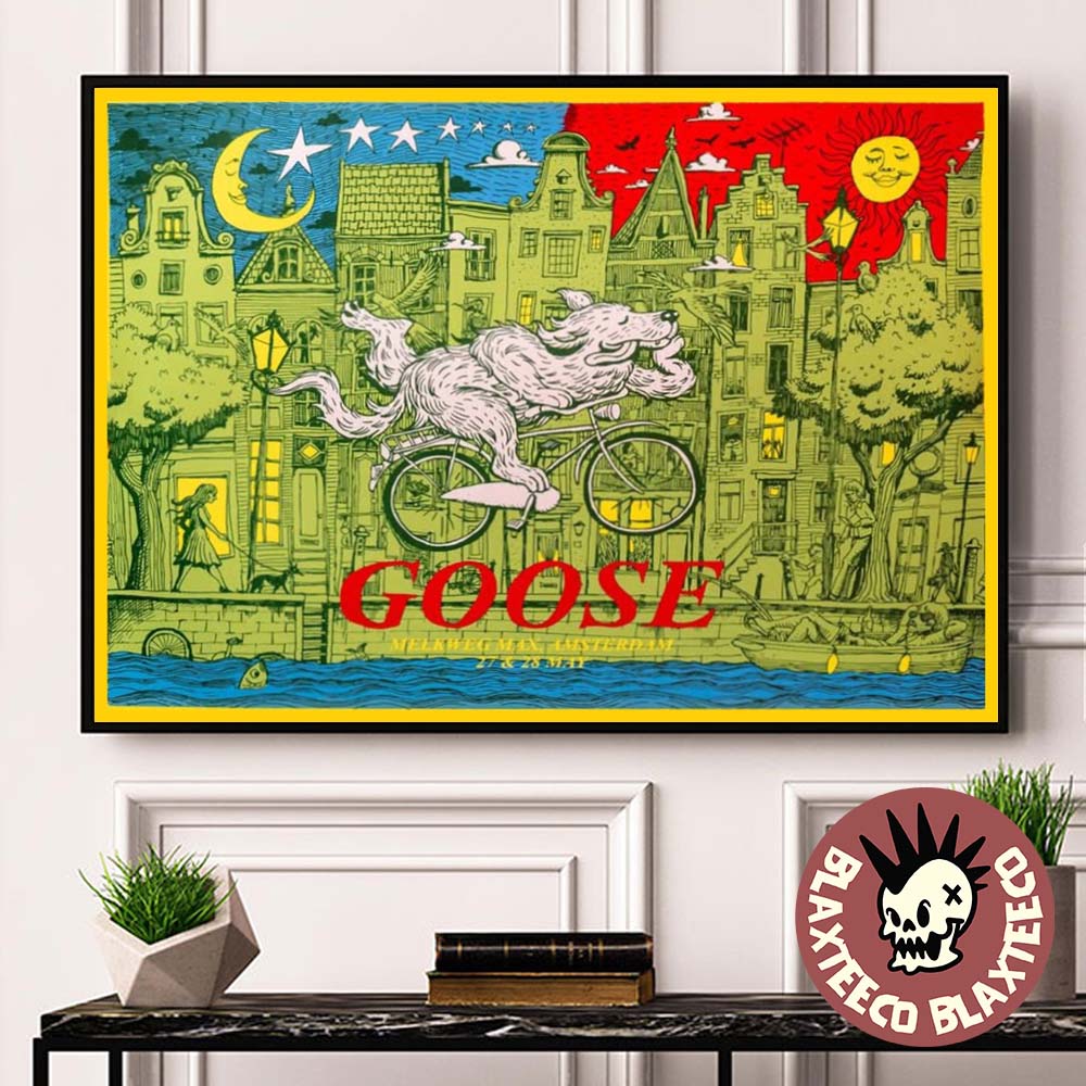 Goose Amsterdam Netherland 2026 Gig Poster At Melkweg - Adult & Kids T-Shirts, Sweatshirts & Hoodies apparel design preview 1
