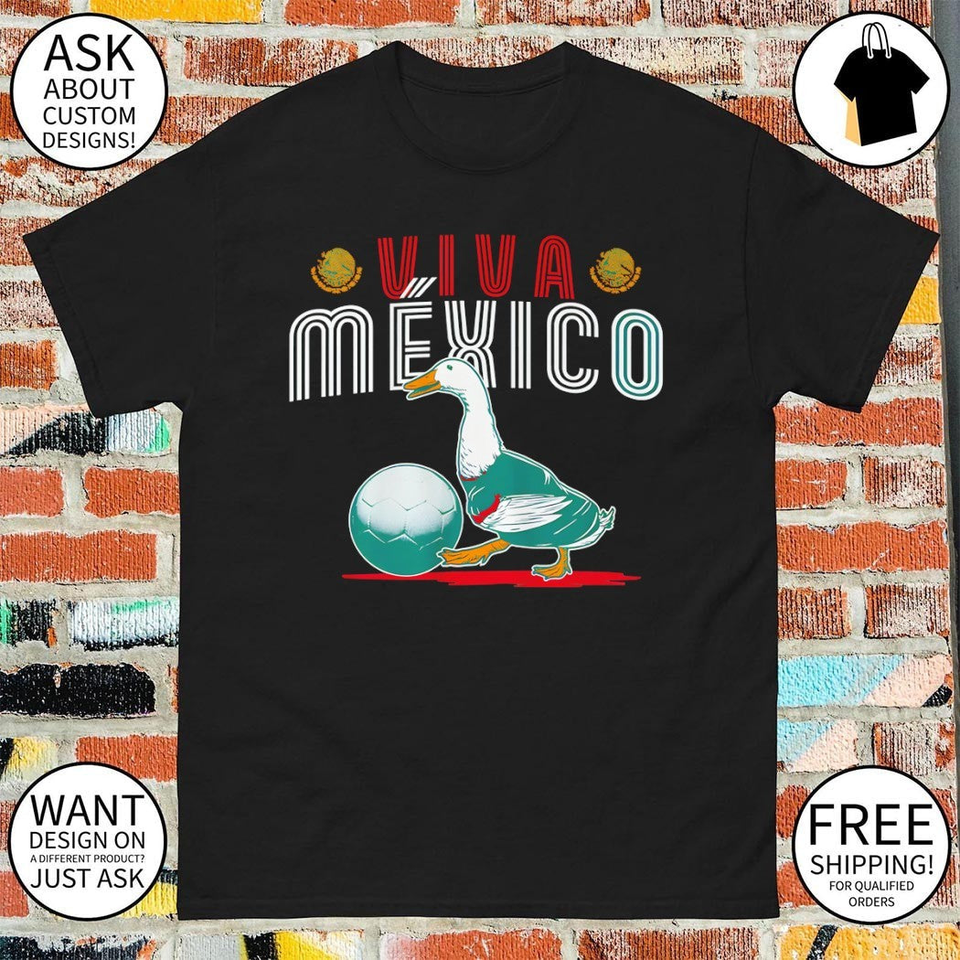 Goose Viva Mexico Merlin The Mascot World Cup 2026 - Adult & Kids T-Shirts, Sweatshirts & Hoodies apparel design preview 1