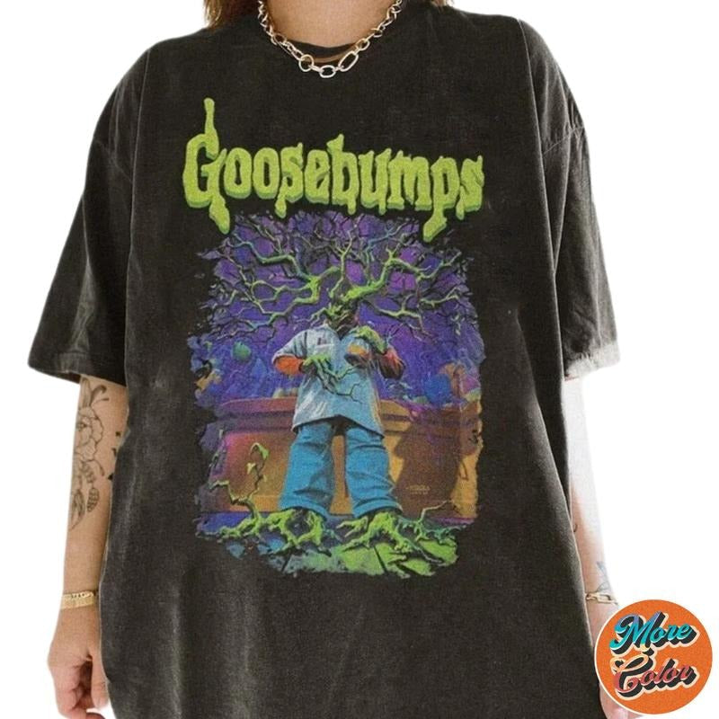 Goosebumps Movie Horrorland Cotton Crew Neck Size S - Adult & Kids T-Shirts, Sweatshirts & Hoodies apparel design preview 1