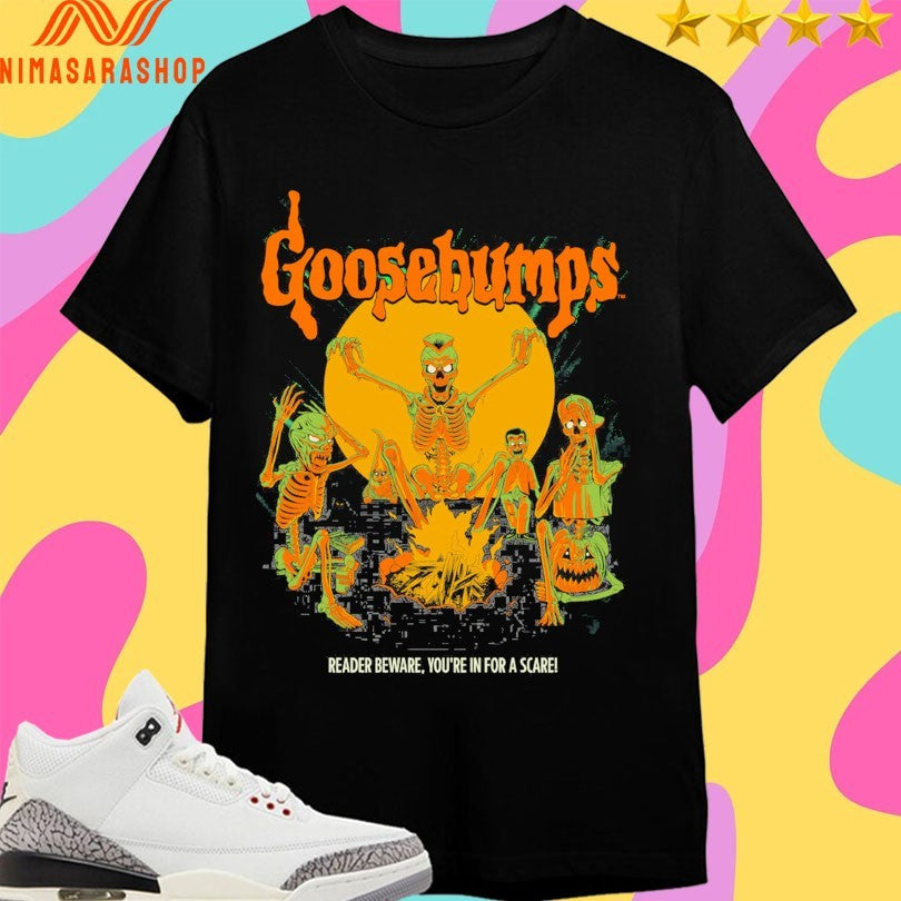 Goosebumps Reader Beware You’re In For A Scare - Adult & Kids T-Shirts, Sweatshirts & Hoodies apparel design preview 1