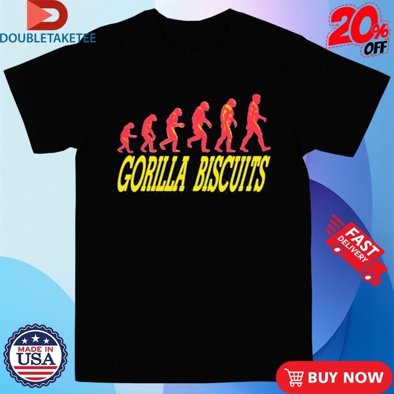 Gorilla Biscuits Start Today Evolution - Adult & Kids T-Shirts, Sweatshirts & Hoodies apparel design preview 1
