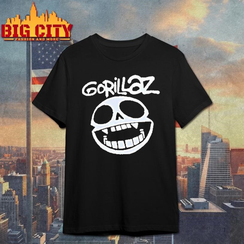 Gorillaz Band Skull Logo - Adult & Kids T-Shirts, Sweatshirts & Hoodies apparel design preview 1