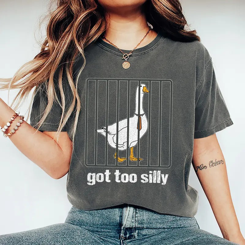 Got Too Silly Goose Funny - Adult & Kids T-Shirts, Sweatshirts & Hoodies apparel design preview 1