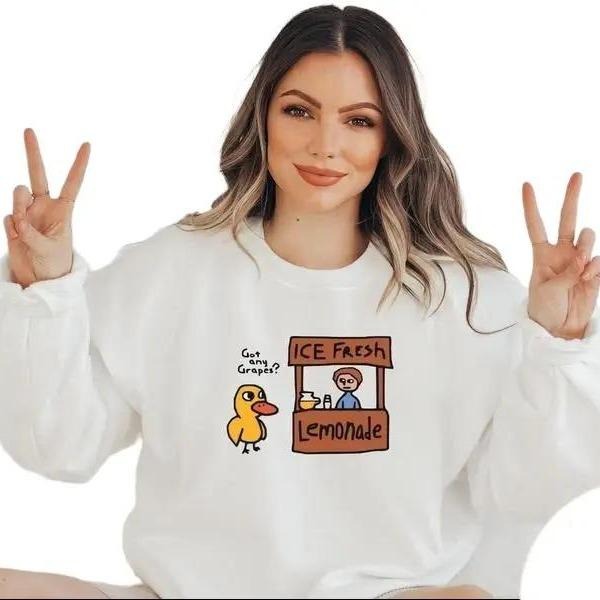 Got Any Grapes Duck Song Sweat Funny - Adult & Kids T-Shirts, Sweatshirts & Hoodies apparel design preview 1