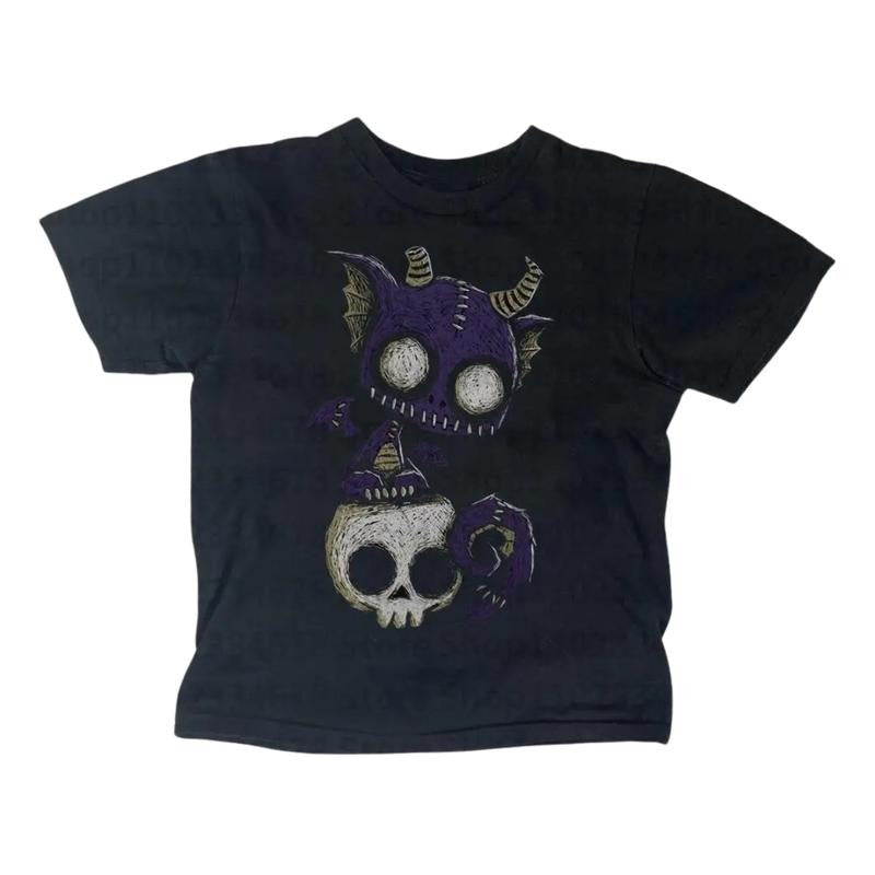 Gothic Emo Girl Baby Y2k Top Streetwear Scene 2000s - Adult & Kids T-Shirts, Sweatshirts & Hoodies apparel design preview 1