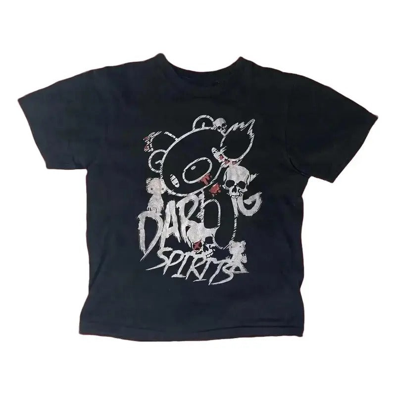 Gothic Emo Girl Top Baby Y2k Streetwear Scene 2000s - Adult & Kids T-Shirts, Sweatshirts & Hoodies apparel design preview 1