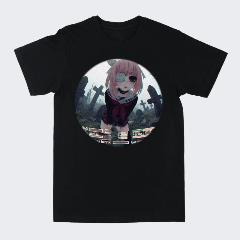 Gothic Y2k A8 Vintage Cotton Cyber Wave Retro Vapor - Adult & Kids T-Shirts, Sweatshirts & Hoodies apparel design preview 1