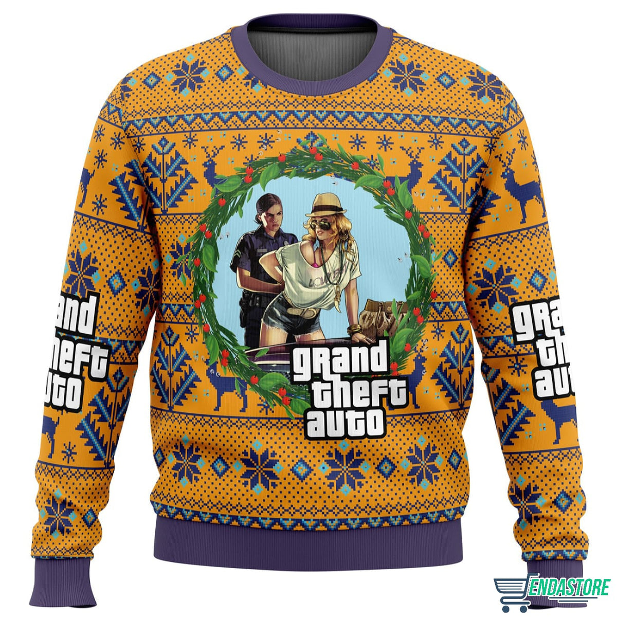 Grand Theft Auto 3D Ugly Christmas Sweater - Holiday Gift product image