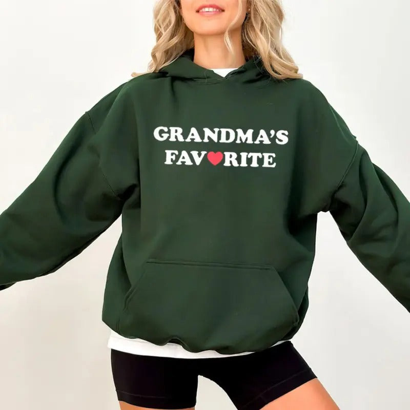 Grandma'S Favorite Casual Street Fleece Fabric - Adult & Kids T-Shirts, Sweatshirts & Hoodies apparel design preview 1