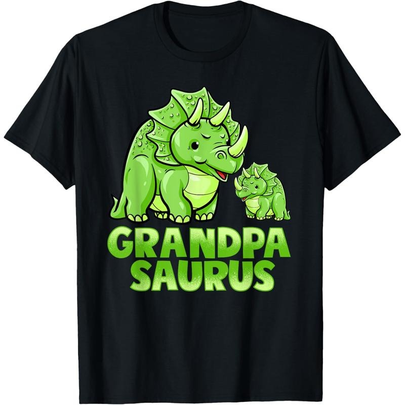 Grandpa Saurus Dinosaur Funny Grandpasaurus Papa - Adult & Kids T-Shirts, Sweatshirts & Hoodies apparel design preview 1