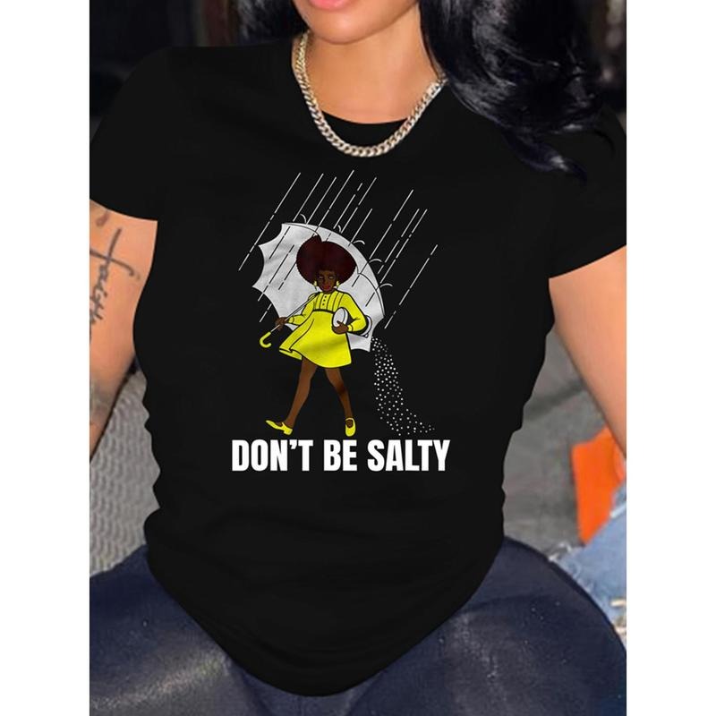 Slogan Print Crew Neck Casual Short Sleeve Top Spring - Adult & Kids T-Shirts, Sweatshirts & Hoodies apparel design preview 1