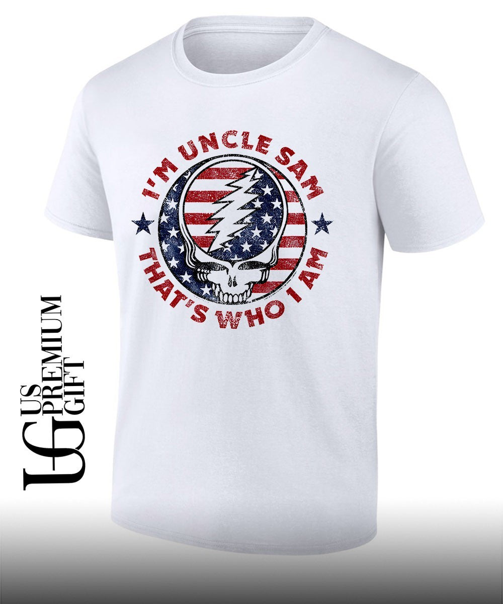 Grateful Dead Uncle Sam Steal Your Face I'm That's - Adult & Kids T-Shirts, Sweatshirts & Hoodies apparel design preview 1