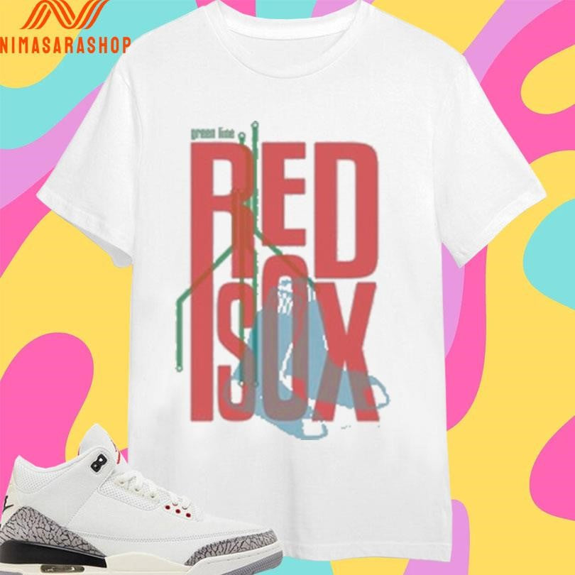 Green Line Boston Red Sox - Adult & Kids T-Shirts, Sweatshirts & Hoodies apparel design preview 1