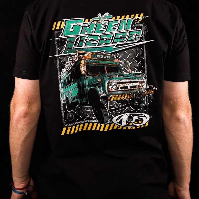 Green Lizard Prison Bus Cotton - Adult & Kids T-Shirts, Sweatshirts & Hoodies apparel design preview 1
