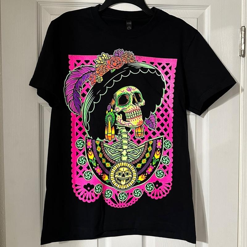 Green Catrina Cotton Casual Summer - Adult & Kids T-Shirts, Sweatshirts & Hoodies apparel design preview 1