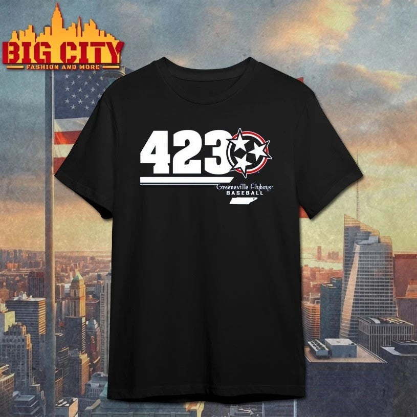 Greenville Flyboys 423 Stars Baseball - Adult & Kids T-Shirts, Sweatshirts & Hoodies apparel design preview 1