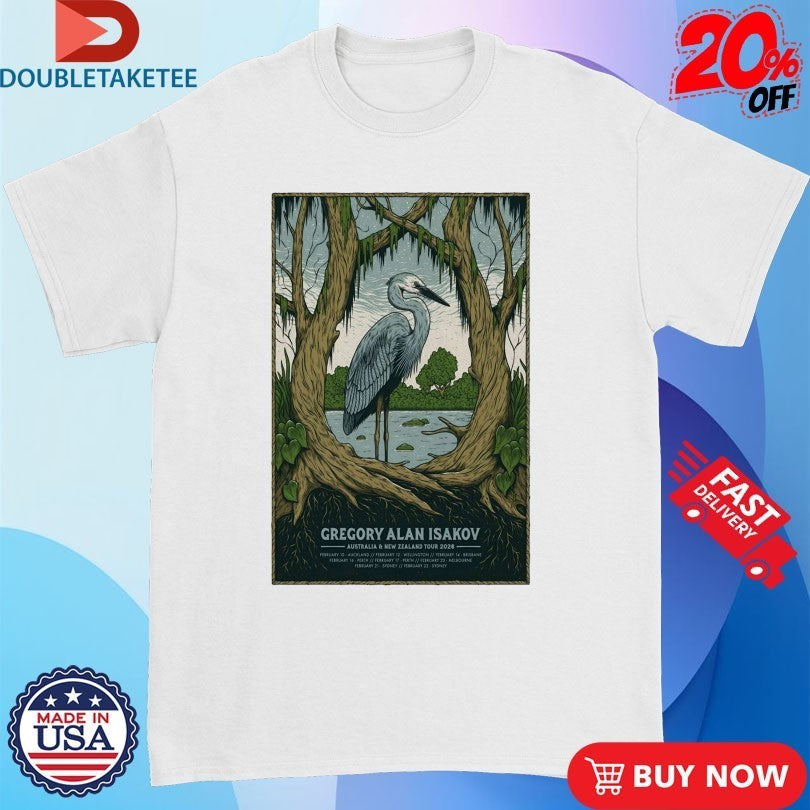 Gregory Alan Isakov AUS And New Zealand Tour 2026 - Adult & Kids T-Shirts, Sweatshirts & Hoodies apparel design preview 1