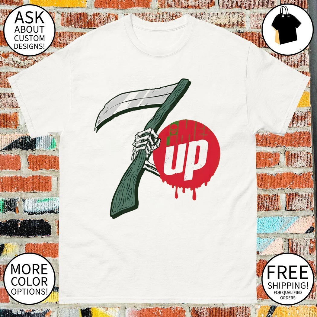 Grim Reaper Time's up Soda 7 - Adult & Kids T-Shirts, Sweatshirts & Hoodies apparel design preview 1