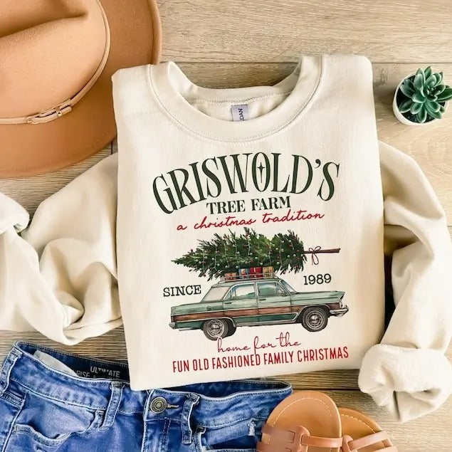 Griswold'S Family Tree Farm Since 1989 Cute - Adult & Kids T-Shirts, Sweatshirts & Hoodies apparel design preview 1