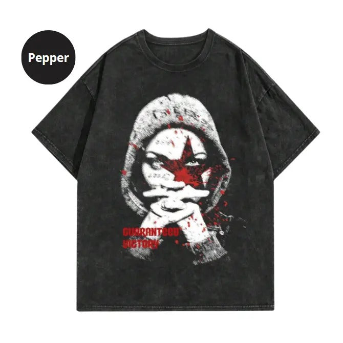 Grunge Punk Summer Sport Casual Short Sleeve Y2k Fry - Adult & Kids T-Shirts, Sweatshirts & Hoodies apparel design preview 1