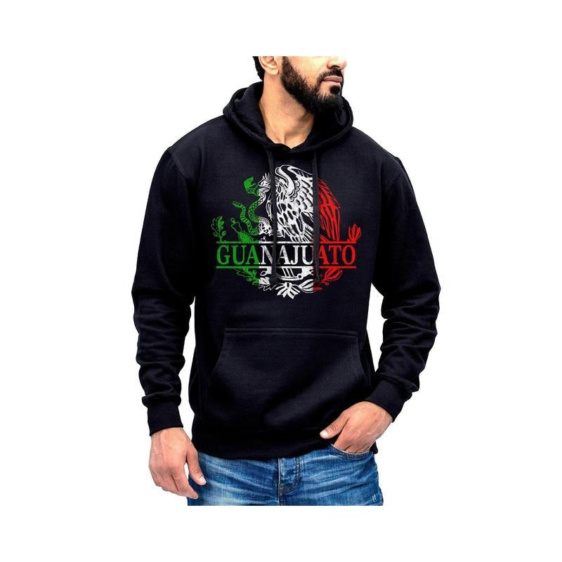 Guanajuato Mexico Eagle Emblem Cotton Fabric - Adult & Kids T-Shirts, Sweatshirts & Hoodies apparel design preview 1