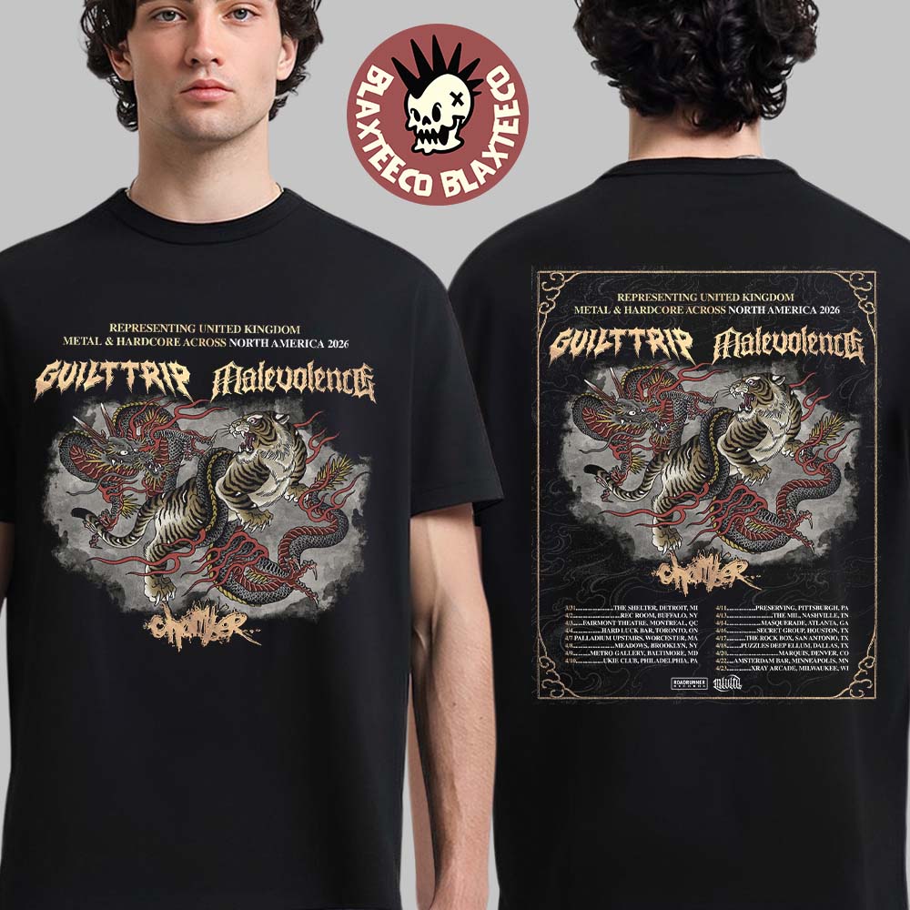 Guilt Trip X Malevolence And Chamber Representing UK - Adult & Kids T-Shirts, Sweatshirts & Hoodies apparel design preview 1