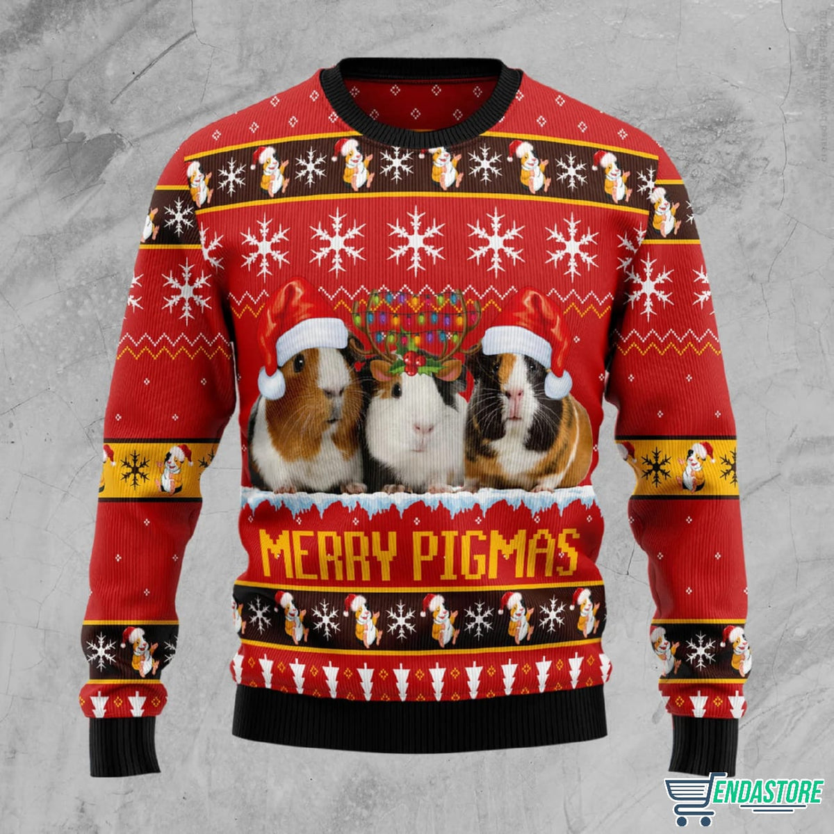 Guniea Pigmas 3D Ugly Christmas Sweater - Holiday Gift product image