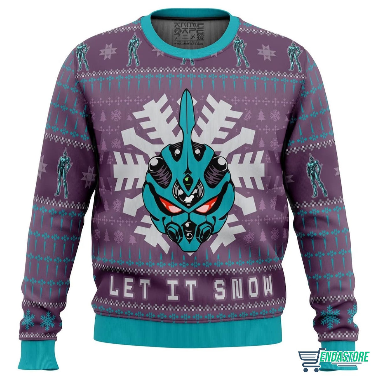 Guyver Let It Snow 3D Ugly Christmas Sweater - Holiday Gift product image