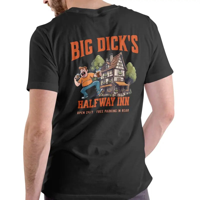 HALFWAY INN Cotton Menswear Top - Adult & Kids T-Shirts, Sweatshirts & Hoodies apparel design preview 1