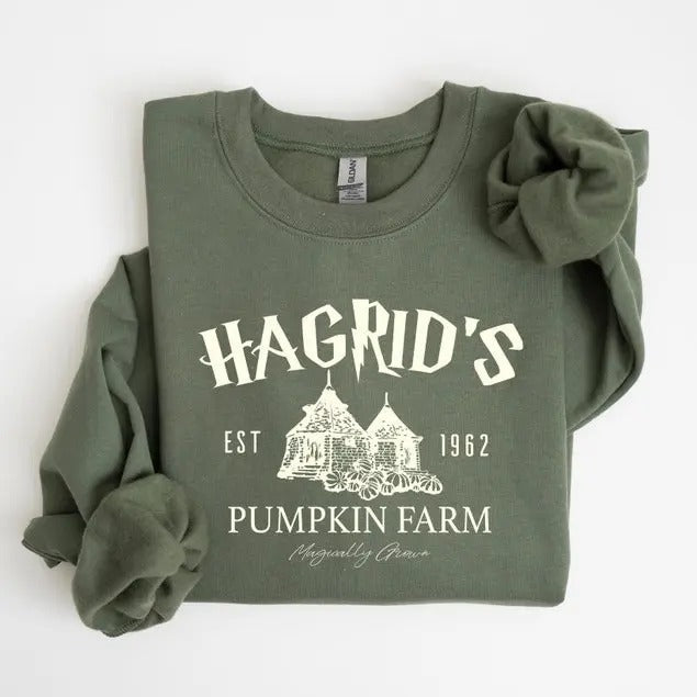 Hagrid'S 1962 Pumpkin Farm Magical Wizard Est Hagrid - Adult & Kids T-Shirts, Sweatshirts & Hoodies apparel design preview 1