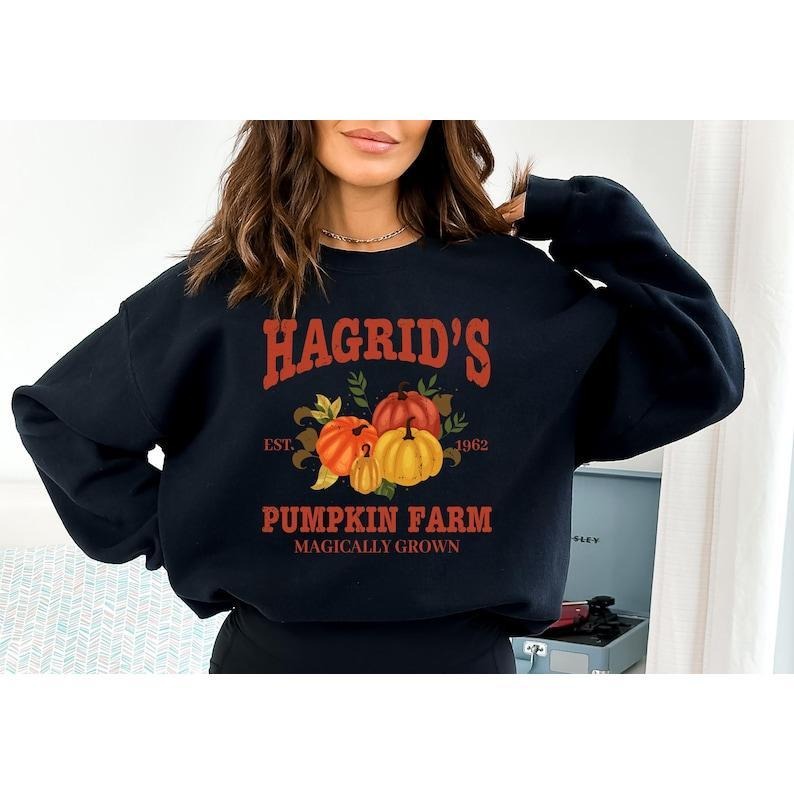 Hagrid'S Pumpkin Farm Magically Grown Fall Cute - Adult & Kids T-Shirts, Sweatshirts & Hoodies apparel design preview 1