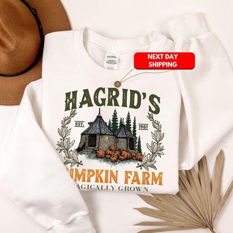 Hagrid'S Pumpkin Patch Farm Fall Halloween - Adult & Kids T-Shirts, Sweatshirts & Hoodies apparel design preview 1