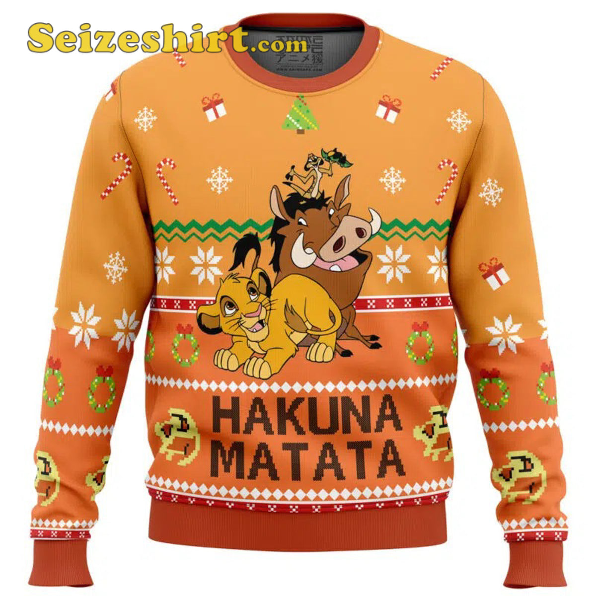 Hakuna Matata Ideas Ugly Christmas Sweater - Holiday Gift product image 4