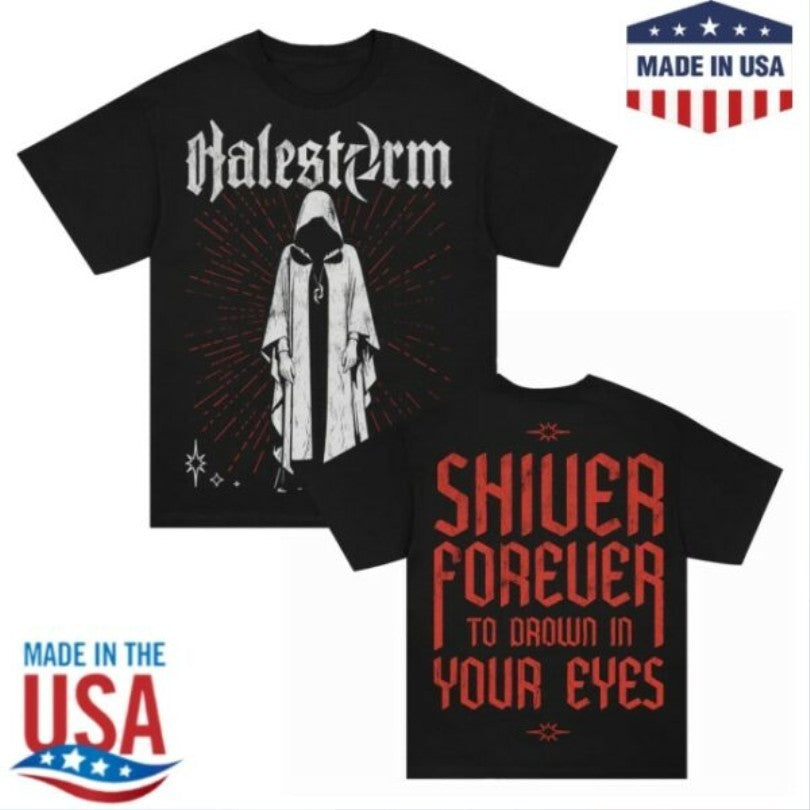 Halestorm Shiver Forever To Drown In Your Eyes Cloak - Adult & Kids T-Shirts, Sweatshirts & Hoodies apparel design preview 1