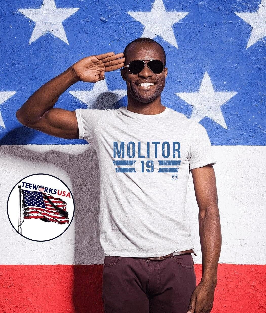 Hall of Fame Baseball Legend Molitor 19 Milwaukee - Adult & Kids T-Shirts, Sweatshirts & Hoodies apparel design preview 1
