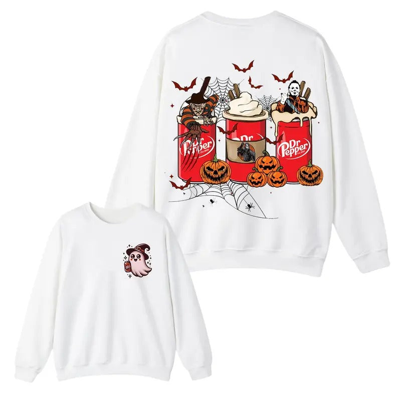 Halloween Ghost Pepper Pumpkin Cute Fall Spooky - Adult & Kids T-Shirts, Sweatshirts & Hoodies apparel design preview 1
