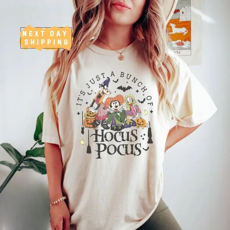 Halloween Hocus Pocus Friends Spooky Season Pumpkin - Adult & Kids T-Shirts, Sweatshirts & Hoodies apparel design preview 1