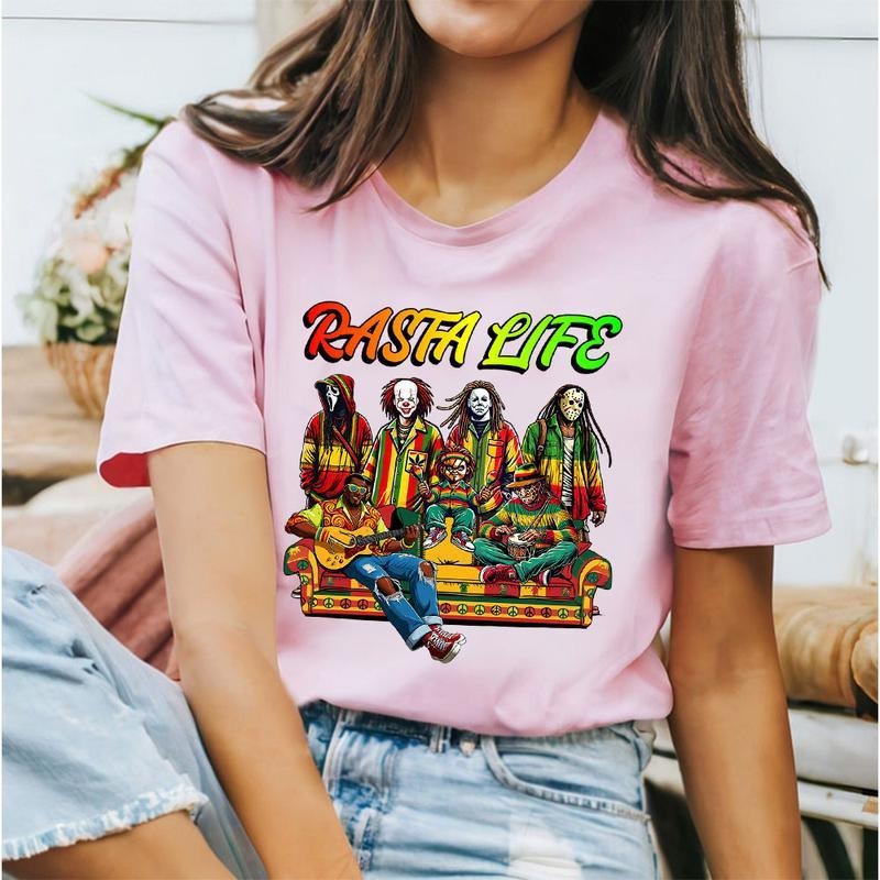 Halloween Horror Characters RASTALIFE Funny - Adult & Kids T-Shirts, Sweatshirts & Hoodies apparel design preview 1