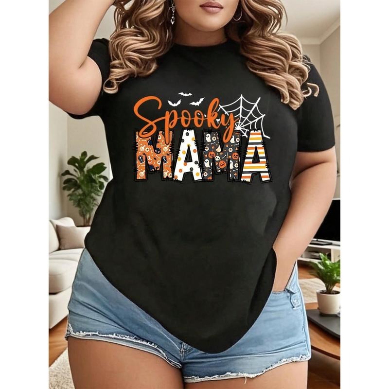 Halloween MAMA Summer Short Sleeve Mom Regular Fit - Adult & Kids T-Shirts, Sweatshirts & Hoodies apparel design preview 1