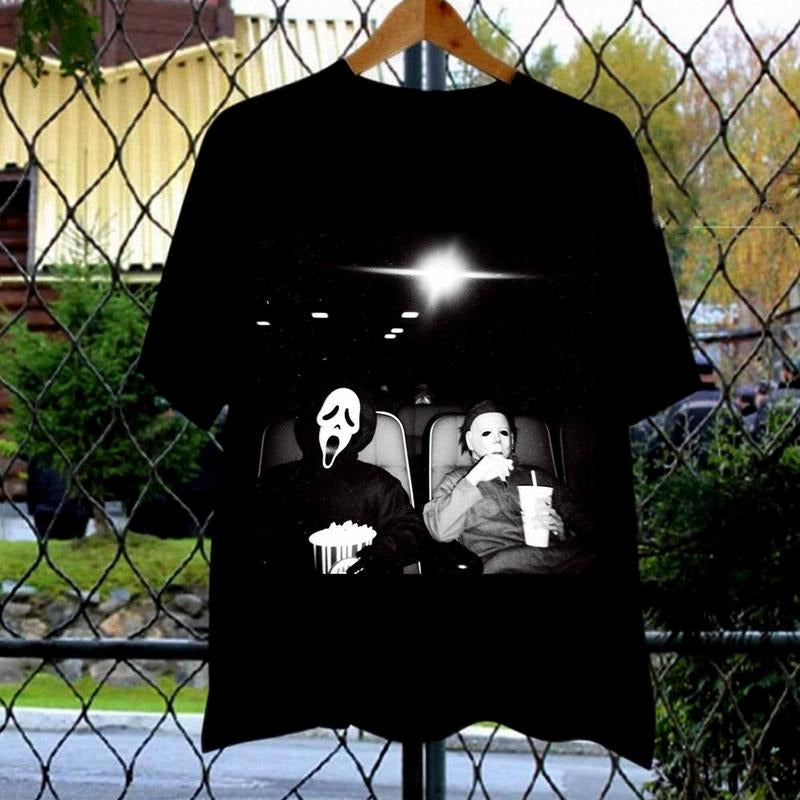 Halloween Michael Myers Ghost Face Horror Movie Fan - Adult & Kids T-Shirts, Sweatshirts & Hoodies apparel design preview 1