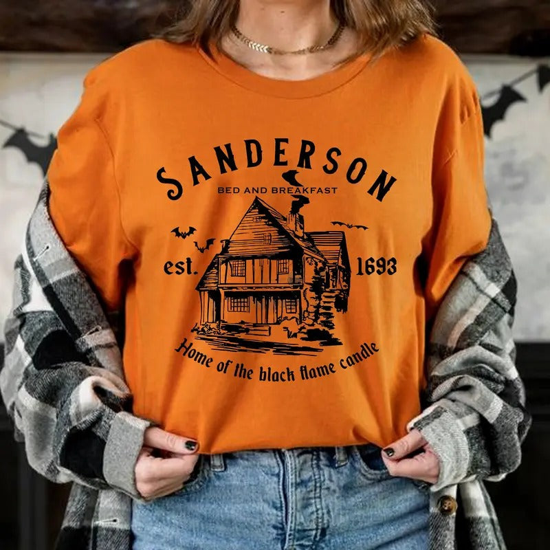 Halloween Sanderson Est 1693 Hocus Pocus Party - Adult & Kids T-Shirts, Sweatshirts & Hoodies apparel design preview 1