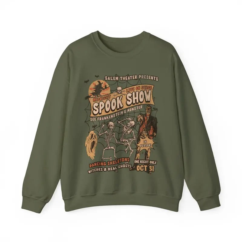 Halloween Monster Mash Retro Frankenstein Spooky - Adult & Kids T-Shirts, Sweatshirts & Hoodies apparel design preview 1