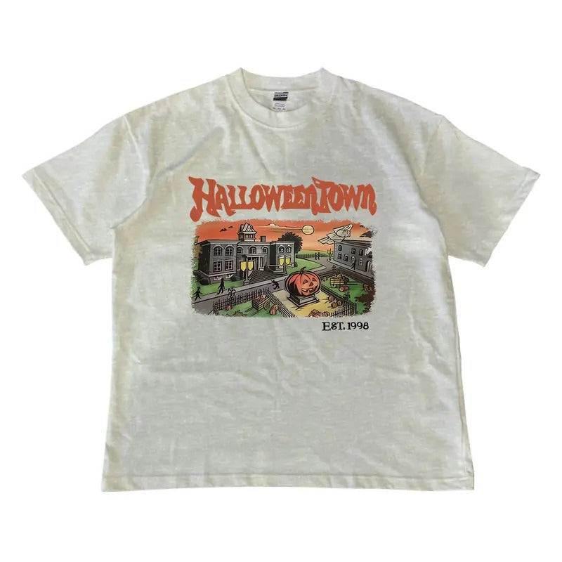Halloweentown Est 1998 Halloween MW Menswear Top - Adult & Kids T-Shirts, Sweatshirts & Hoodies apparel design preview 1