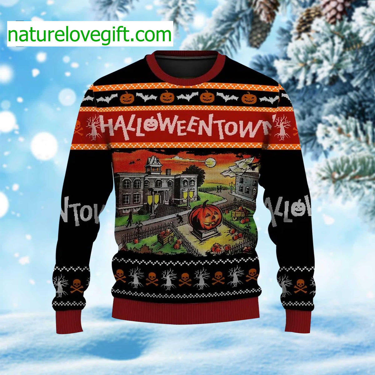 Halloweentown Est 1998 Ugly Christmas Sweater - Holiday Gift product image