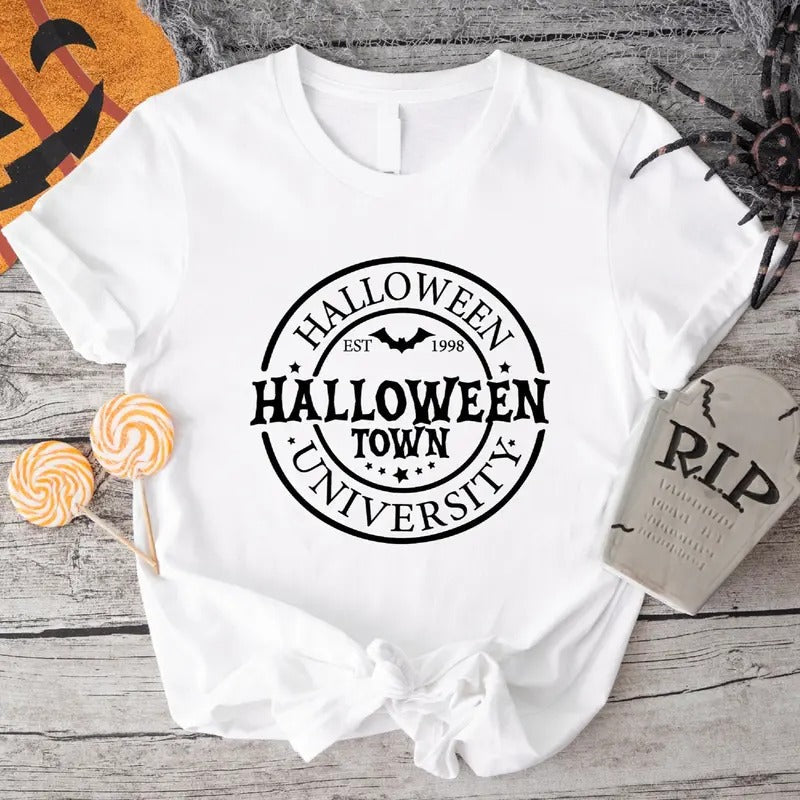 Halloweentown University Est 1998 Halloween Party - Adult & Kids T-Shirts, Sweatshirts & Hoodies apparel design preview 1