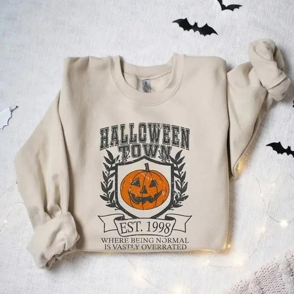Halloweentown University Halloween Town Est 1998 Fall - Adult & Kids T-Shirts, Sweatshirts & Hoodies apparel design preview 1