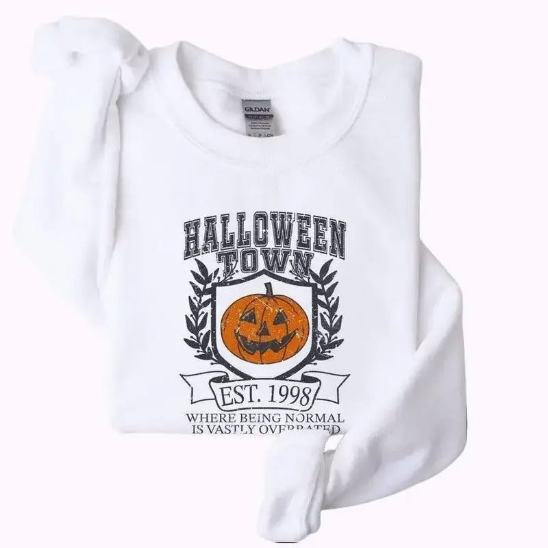Halloweentown University Halloween Town Est 1998 Fall - Adult & Kids T-Shirts, Sweatshirts & Hoodies apparel design preview 1