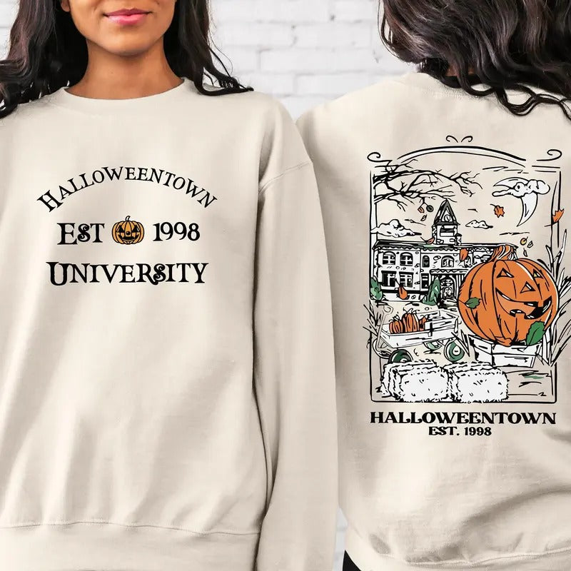 Halloweentown University Halloween Town Fall - Adult & Kids T-Shirts, Sweatshirts & Hoodies apparel design preview 1