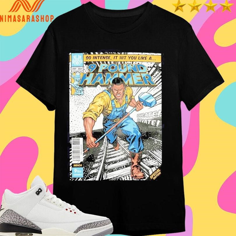 Hammer Smash So Intense It Hit You Like A 9 Pound - Adult & Kids T-Shirts, Sweatshirts & Hoodies apparel design preview 1