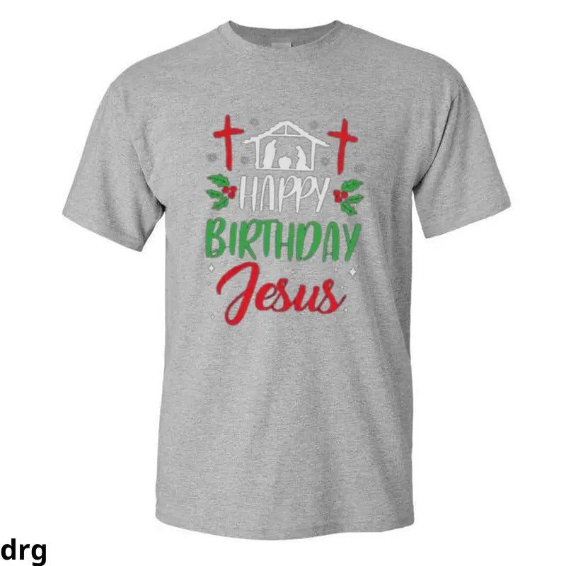 Happy Jesus Christian Nativity Scene Festive - Adult & Kids T-Shirts, Sweatshirts & Hoodies apparel design preview 1